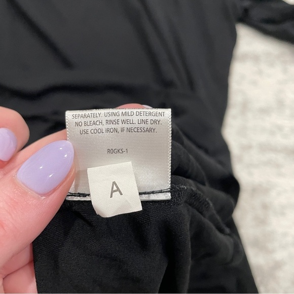 Eileen Fisher Black Sequin 100% Silk Dress - Picture 7 of 11